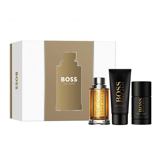 Hugo Boss The Scent For Him Gift Set 100ml Eau De Toilette + 100ml Shower Gel + 75g Deodorant Stick