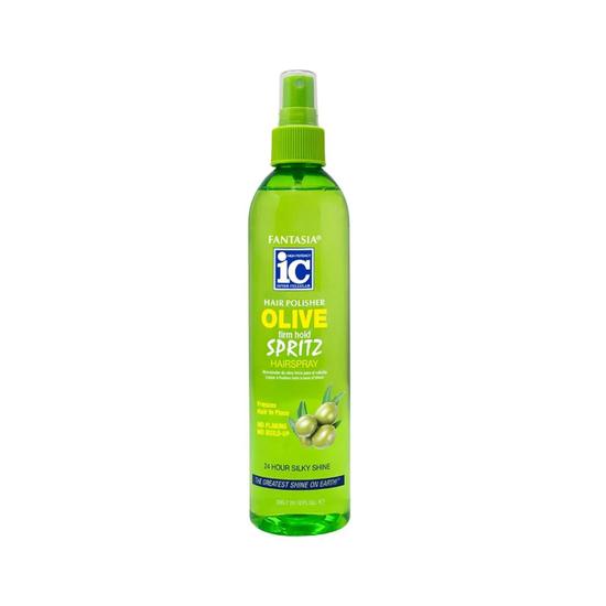 IC Fantasia Hair Polisher Olive Firm Hold Spritz Hairspray 295.7ml