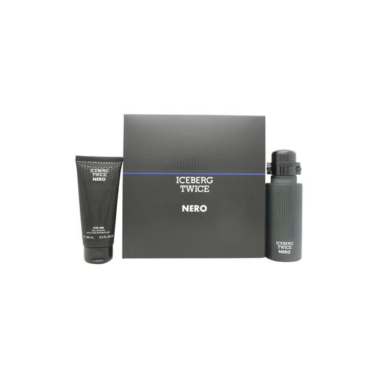 Iceberg Twice Nero Gift Set 125ml Eau De Toilette + 100ml Shower Gel