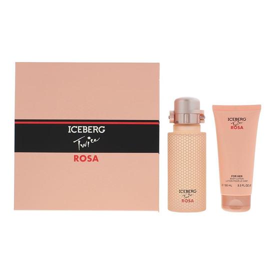 Iceberg Twice Rosa Eau De Toilette Gift Set 2 Piece