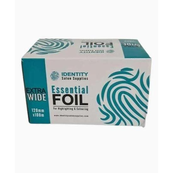 Identity Salon Supplies Essential Foil Silver Roll Extra Wide 120mm x 100m / Siver