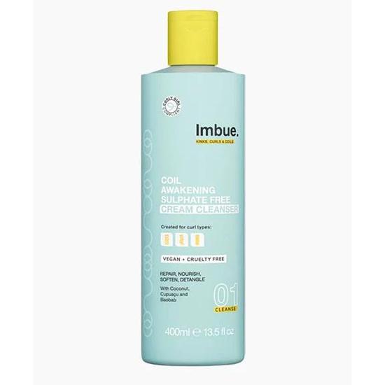 Imbue 01 Cleanse Curl Awakening Sulphate Free Cream Cleanser 400ml