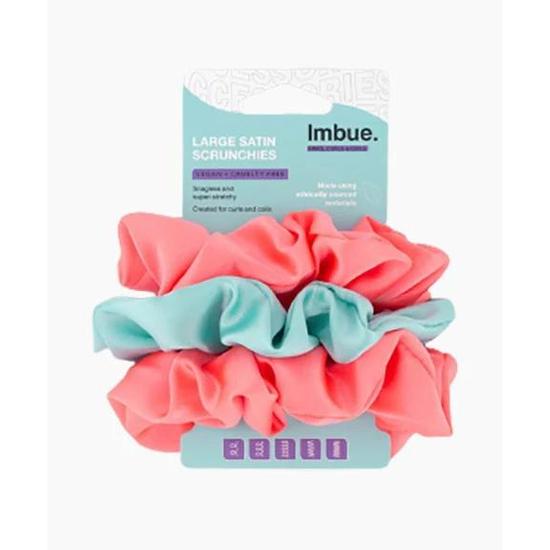 Imbue Large Satin Hair Scrunchies