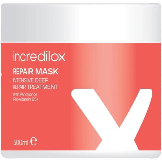 Incredilox Intensive Deep Repair Treatment Mask With Panthenol For Damaged Hair 500ml