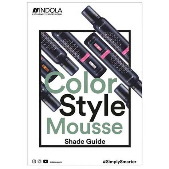 Indola Colour Style Mousse Shade Guide