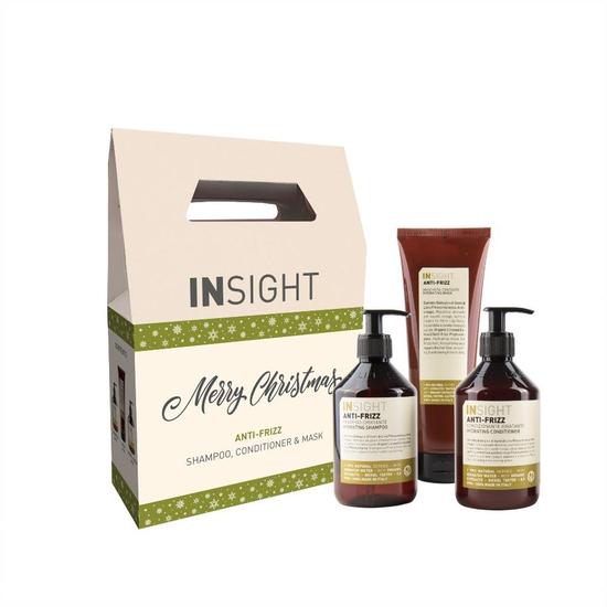 Insight 2024 Insight Xmas Trio Box Anti Frizz For Dry/Frizzy Hair Contains Shampoo, Conditioner & Mask