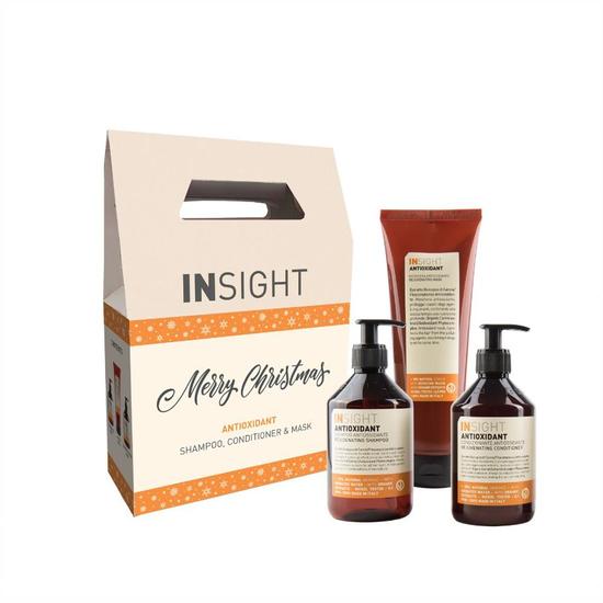 Insight 2024 Insight Xmas Trio Box Anti Oxidant Contains Shampoo, Conditioner & Mask