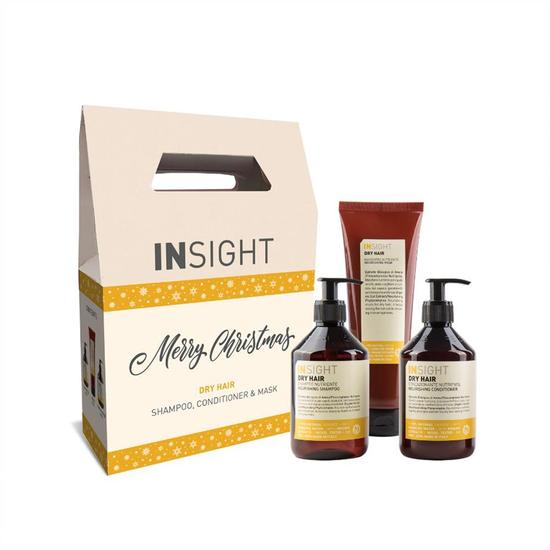 Insight 2024 Insight Xmas Trio Box For Dry Hair Contains Shampoo, Conditioner & Mask