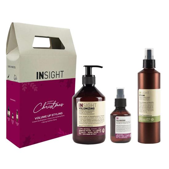 Insight 2024 Insight Xmas TRio Box Volumising Contains Shampoo, Conditioning Spray & Hairspray