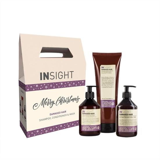 Insight 2024 Insight Xmas Trix Box For Damaged Hair Contains Shampoo, Conditioner & Mask