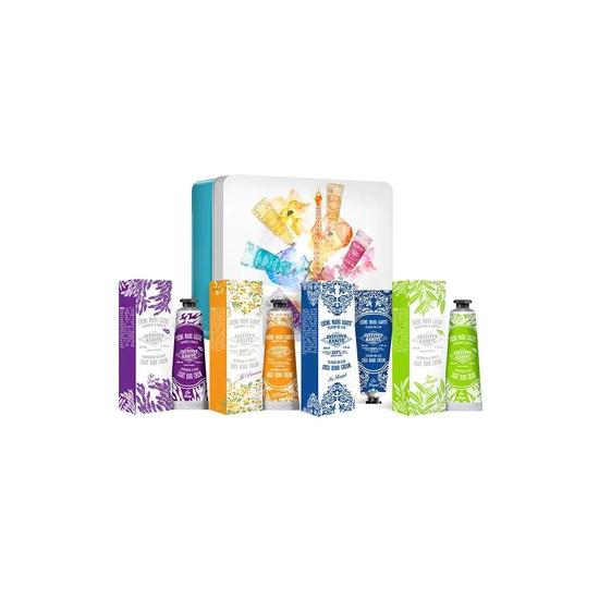 Institut Karité Paris Tin Set 4 x Shea Hand Cream 30ml