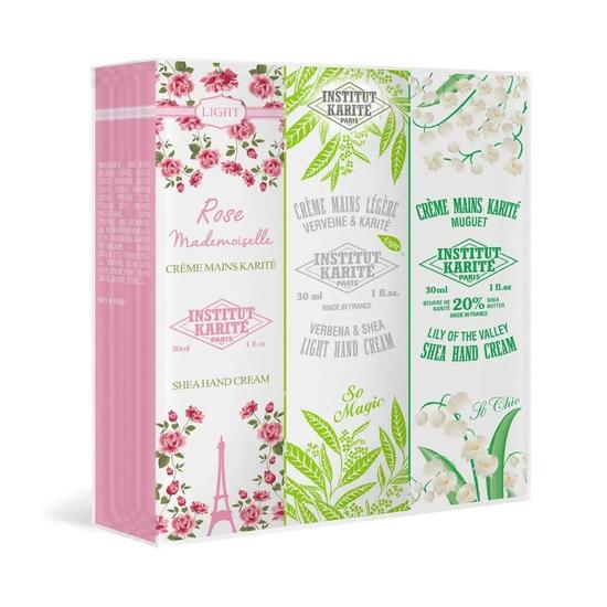 Institut Karité Travel Set 3 x Shea Hand Cream 30ml