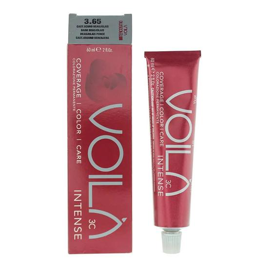 Intercosmo Voila 3c Intense 3.65 Dark Beaujolais Hair Colour 60ml