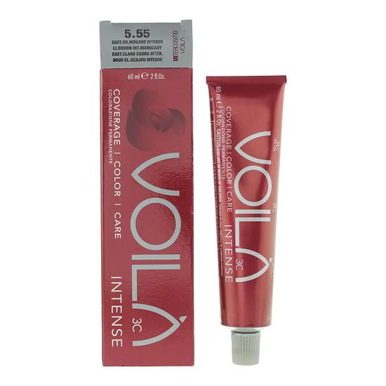 Intercosmo Voila 3c Intense 5.55 Light Brown Intense Mahogany Hair Colour 60ml