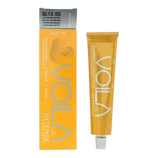 Intercosmo Voila 3c Intense Superlight Hair Colour SL12.0S Neutral Superblonde 60ml