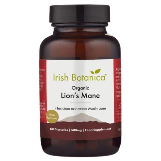 Irish Botanica Lion's Mane Mushroom Capsules 60 Capsules