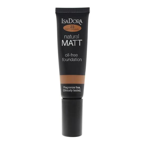 IsaDora Natural Matte Oil-Free 23 Caramel Foundation 35ml