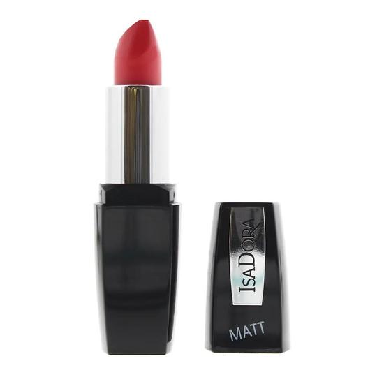 IsaDora Perfect Matte 04 Hot Coral Lipstick 4.5g