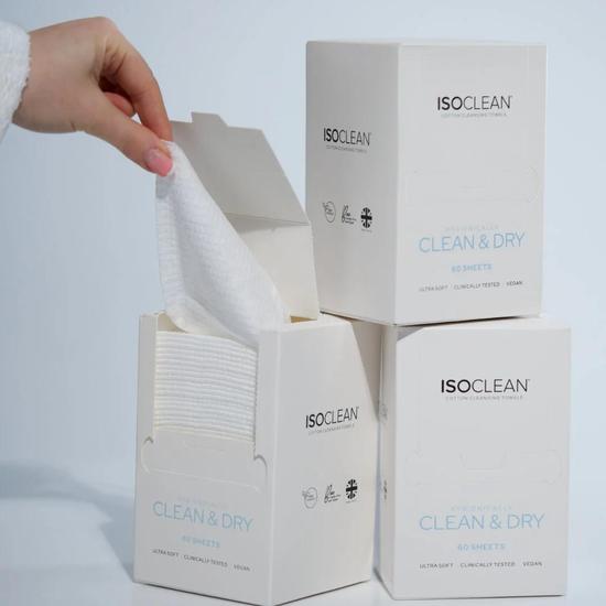 ISOCLEAN Cotton Cleansing Towels Pack of 25