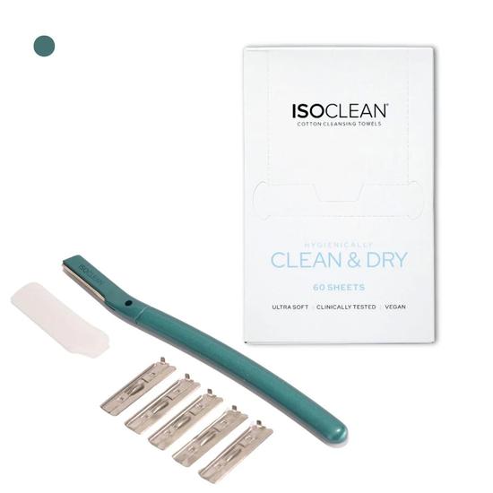 ISOCLEAN Glass Skin Bundle Blue + Cotton Towels