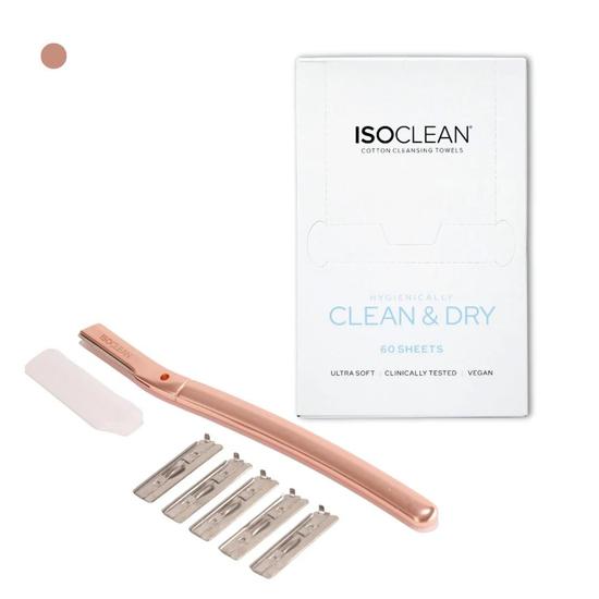 ISOCLEAN Glass Skin Bundle Rose Gold + Cotton Towels