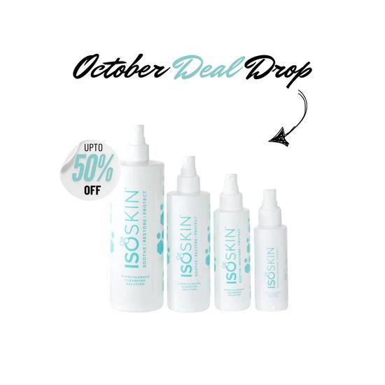 ISOCLEAN ISOCLEANS October Deal Drop -ISOSKIN Hypochlorous Cleansing Solution Fragrance Free, Moisturising 100ml