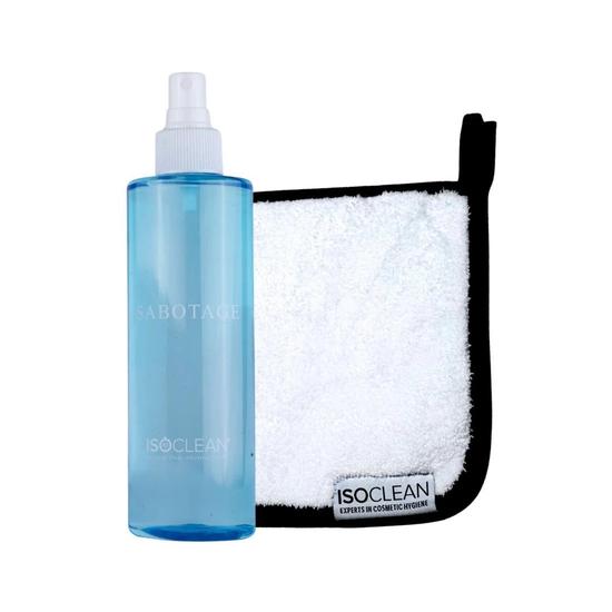 ISOCLEAN 'Sabotage' Scented Makeup Brush Cleaner + Mini Microfibre Towel 275ml