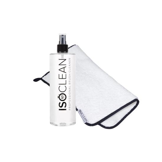 ISOCLEAN Spray Top Brush Cleaner + Large Microfibre Towel 275ml spray top brush cleaner + LARGE TOWEL