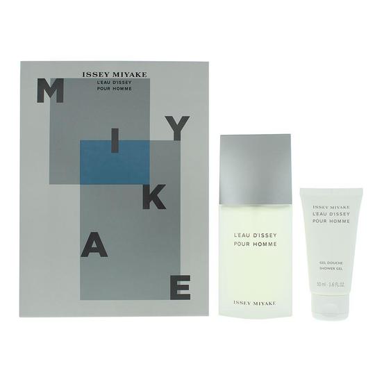 Issey Miyake L'Eau D'Issey Pour Homme Eau De Toilette 75ml + Shower Gel 50ml Gift Set For Him 75ml