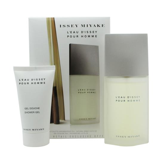 Issey Miyake L'Eau D'Issey Pour Homme Gift Set 125ml Eau De Toilette + 50ml Shower Gel + 50ml Aftershave Balm