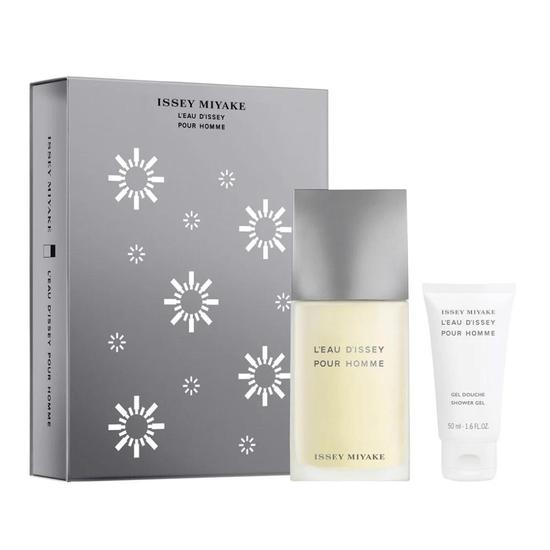 Issey Miyake L'Eau D'Issey Pour Homme Men's Aftershave Gift Set 75ml Eau De Toilette + 50ml Shower Gel