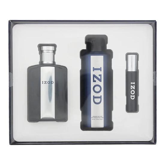 Izod Gift Set: Eau De Toilette 100ml Eau De Toilette 15ml Body Spray 200ml