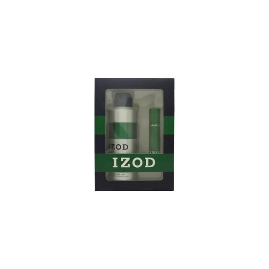 Izod Green Gift Set 15ml Eau De Toilette + 200ml Body Spray