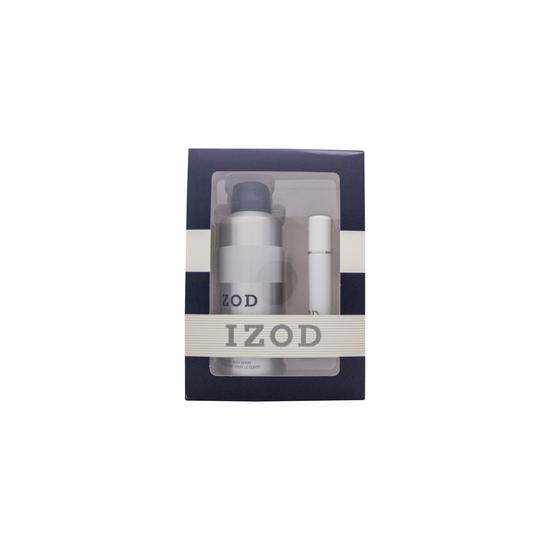 Izod White Gift Set 15ml Eau De Toilette + 200ml Body Spray