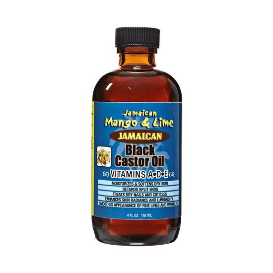 Jamaican Mango and Lime Black Castor Oil Vitamin A-D-E 4oz