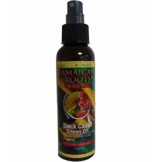 Jamaican Roots Black Castor Sheen Oil 120ml