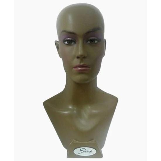 Janet Collection Mannequin Head Brown