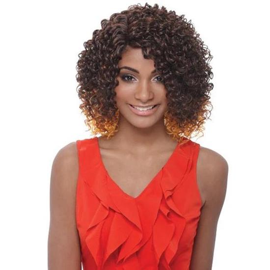 Janet Collection Natural Super Flow Deep Part Synthetic Joya Lace Wig F3813