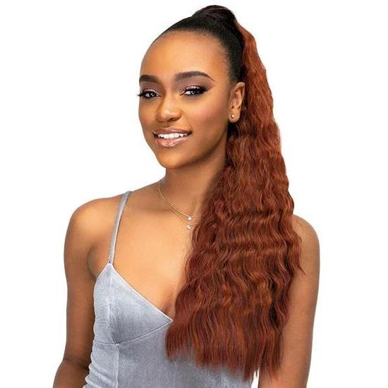 Janet Collection Noir Every Time Synthetic Banana DS Ponytail 22