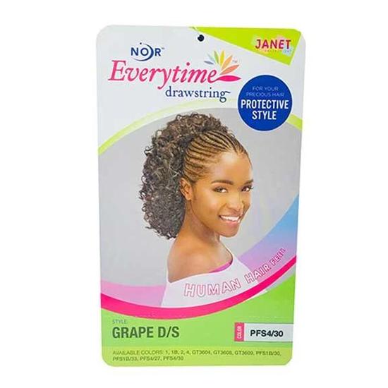 Janet Collection Noir Every Time Synthetic Grape DS Ponytail 2