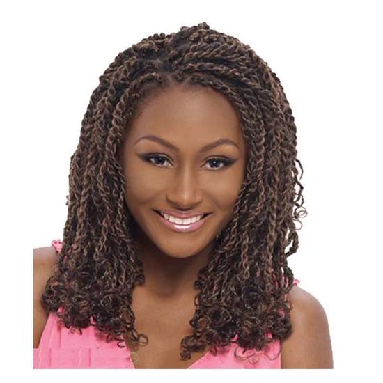 Janet Collection Noir Havana Spirit Synthetic Havana Twist Braid 22 / 30