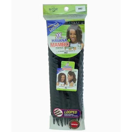 Janet Collection Noir Havana Synthetic 2 X Mambo Twist Braid 14 / 27