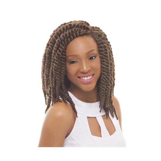 Janet Collection Noir Havana Synthetic Mambo Twist Braid 12 / BG