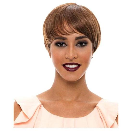 Janet Collection Remy Human Hair Wig Hope Bobbie PFS1B/Burg