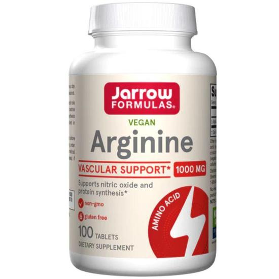 Jarrow Formulas Arginine 1000mg Tablets 100 Tablets