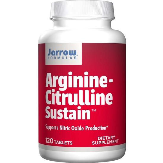 Jarrow Formulas Arginine-Citrulline Sustain Tablets 120 Tablets