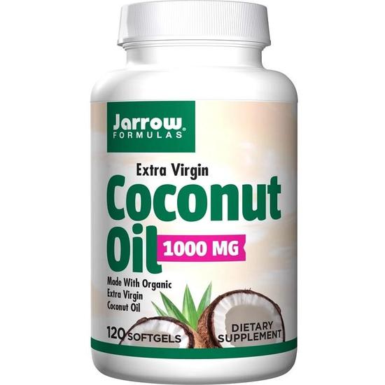 Jarrow Formulas Coconut Oil Extra Virgin 1000mg Softgels 120 Softgels