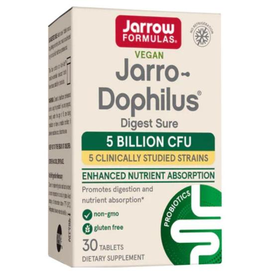 Jarrow Formulas JarroDophilus Digest Sure Tablets Cosmetify