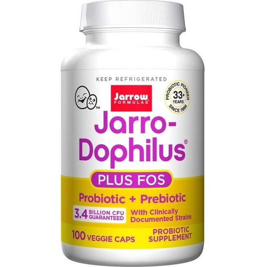 Jarrow Formulas JarroDophilus + FOS Capsules 100 Capsules