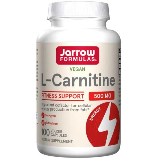 Jarrow Formulas L-Carnitine 500mg Vegicaps 100 Vegicaps